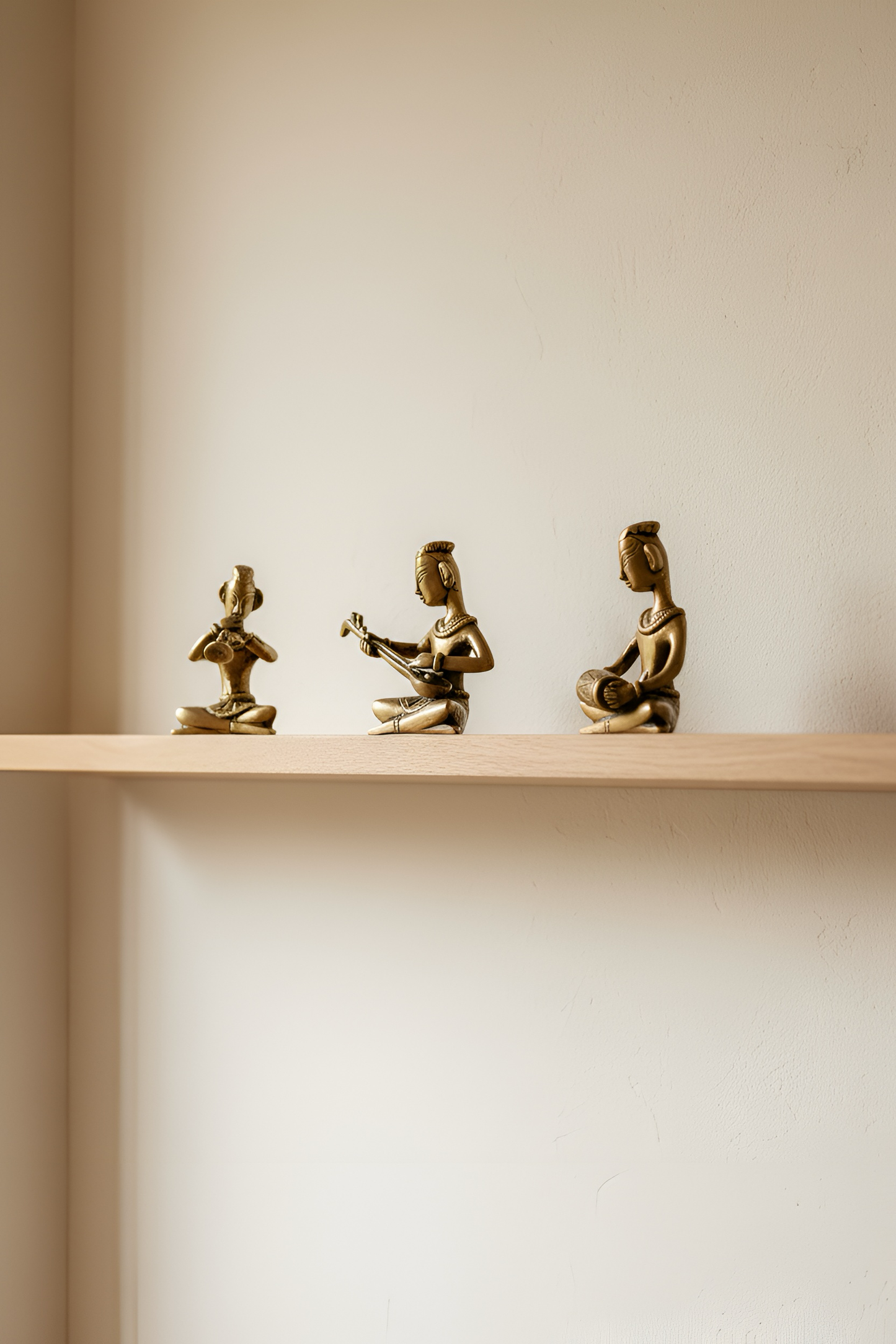Brass Musician Figurines