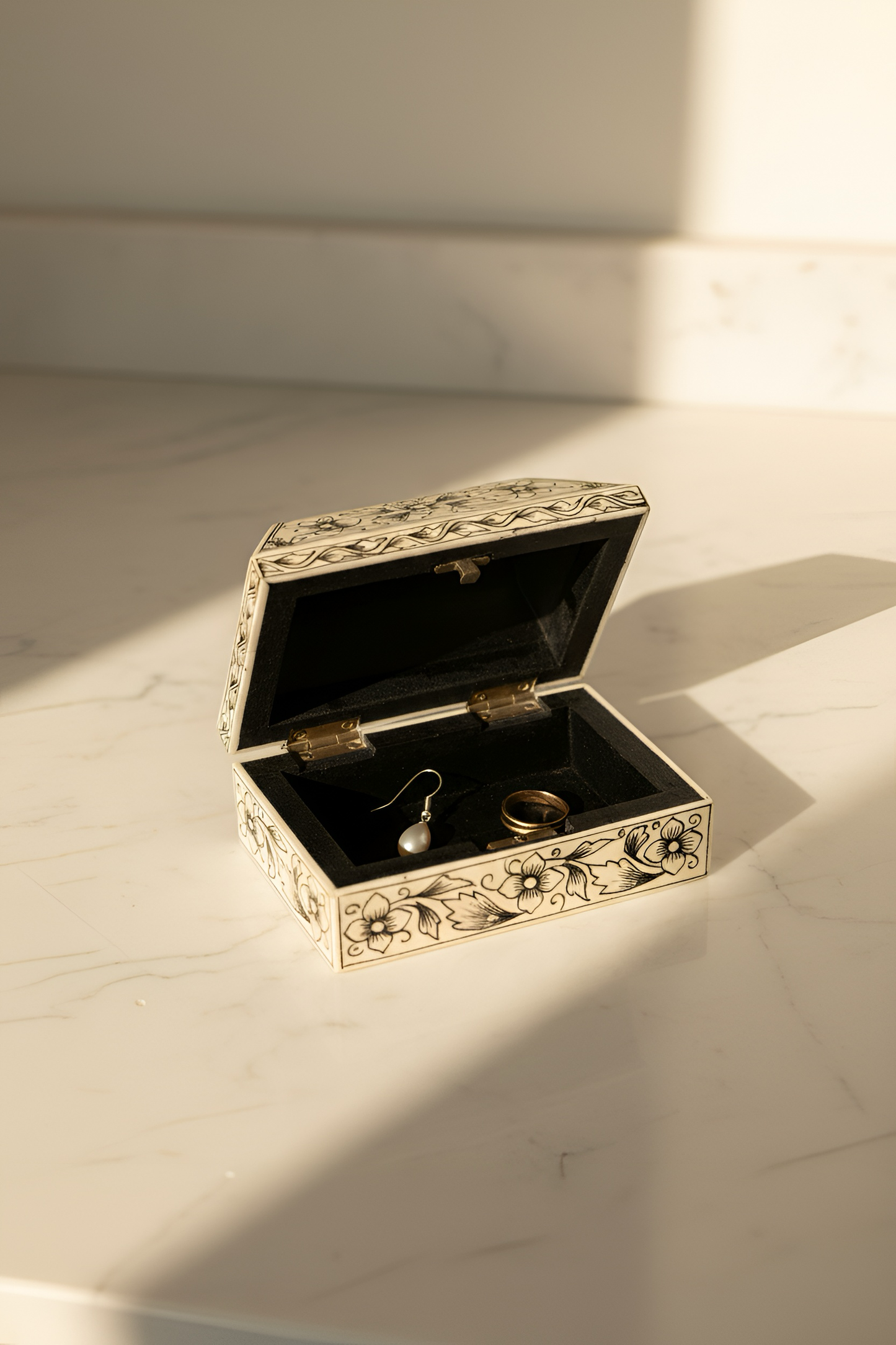 Bone Inlay Storage Box