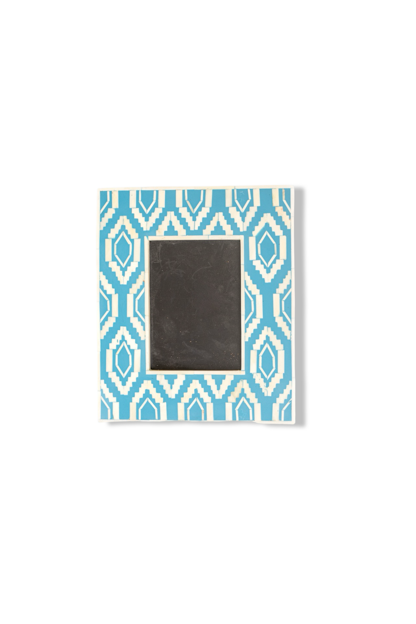 Bone Inlay Photo Frame in Blue
